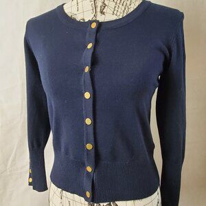 Premise Studio Long Sleeve Navy Cardigan - Small